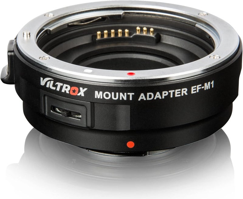VILTROX EF-M1 Auto Focus Lens Mount Adapter for Canon EOS EF/EF-S Lens to M4/3 MFT Olympus Panasonic Camera GH4 GH5 GF6 GX7 E-M5 E-M10II E-PL5 - Image 2